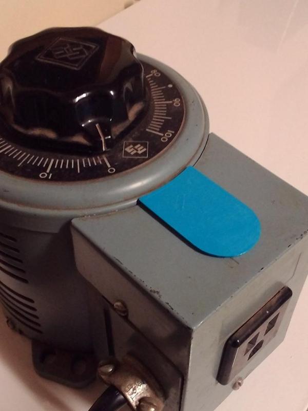superior electric variac cover plug