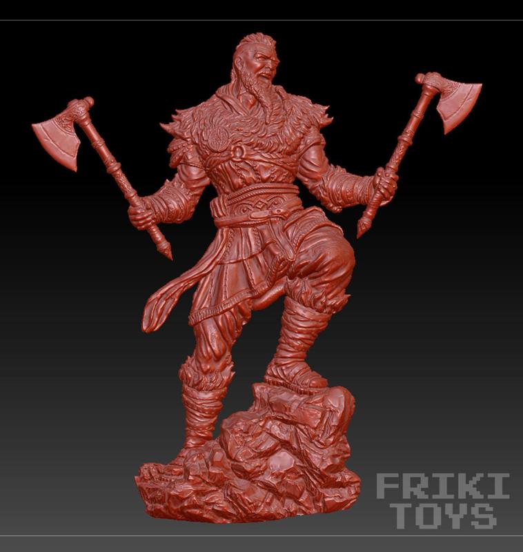 Eivor Bas Relief Design - FrikiToys