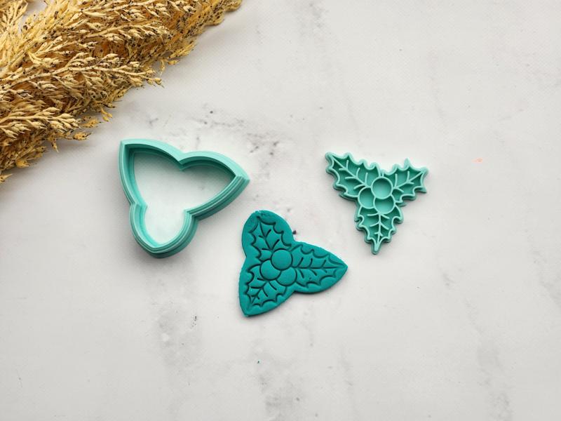 Christmas Holly Cookie Cutter