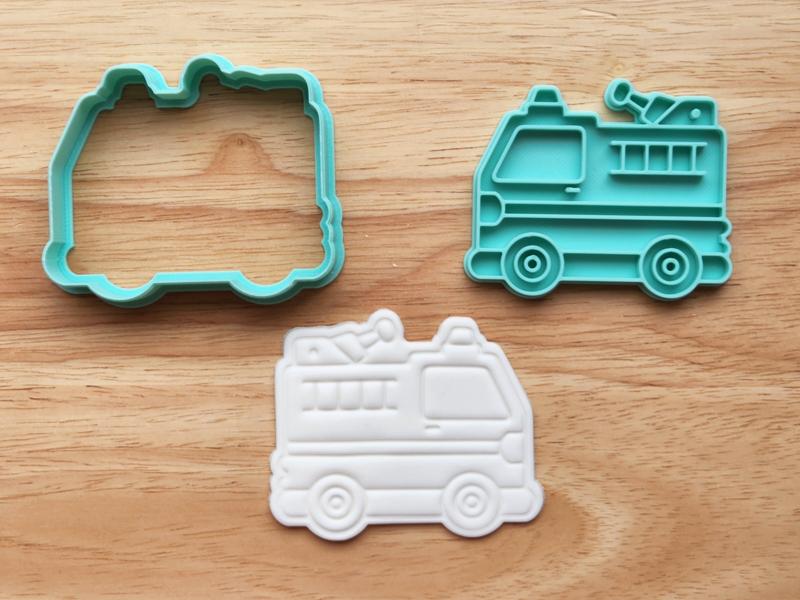 Fire Truck Cookie Cutter