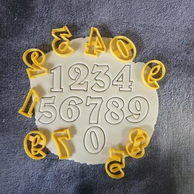 Numbers Cookie Cutters 2cm-10cm