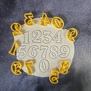 Numbers Cookie Cutters 2cm-10cm