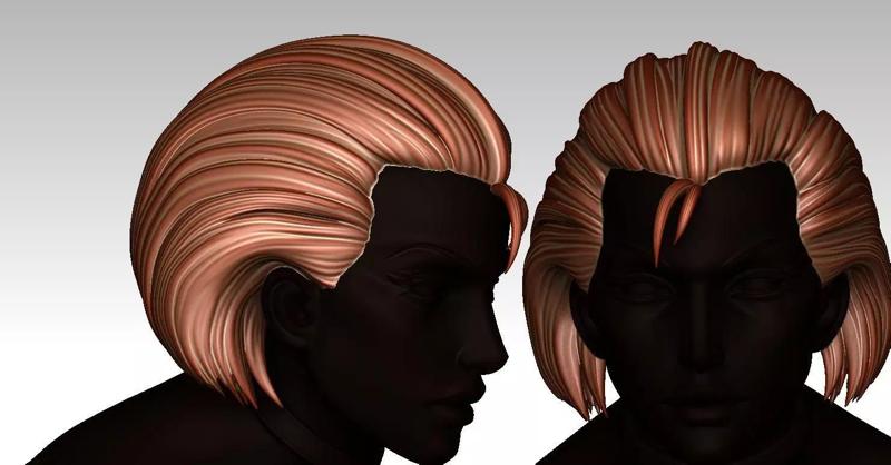3D Hairstyles for girl V35