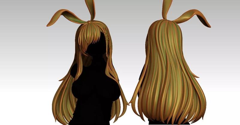 3D Hairstyles for girl V109