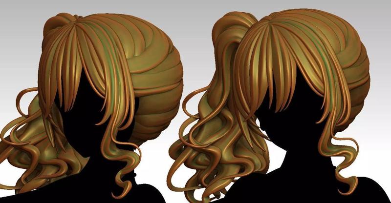3D Hairstyles for girl V57