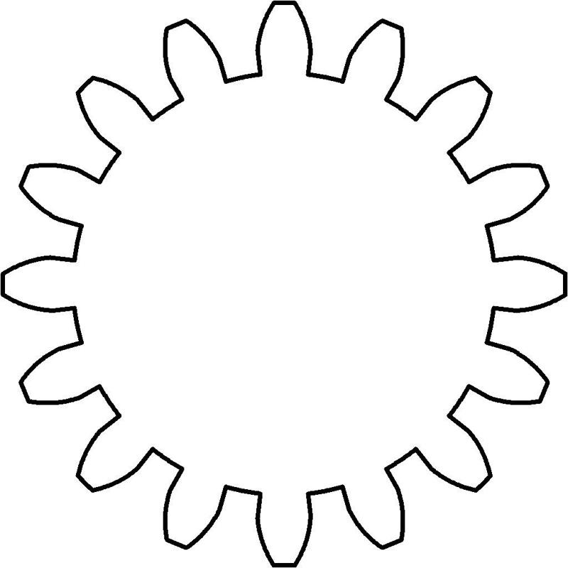 MOD 1.0 SPUR GEAR COLLECTION DXF BLANKS