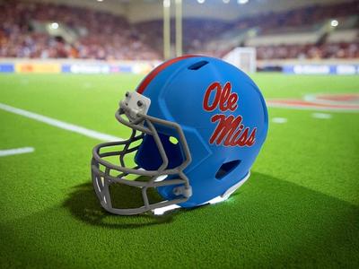 Ole Miss Rebels Football Helmet