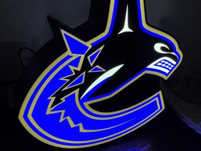 Vancouver Canucks - LED Light Up Sign
