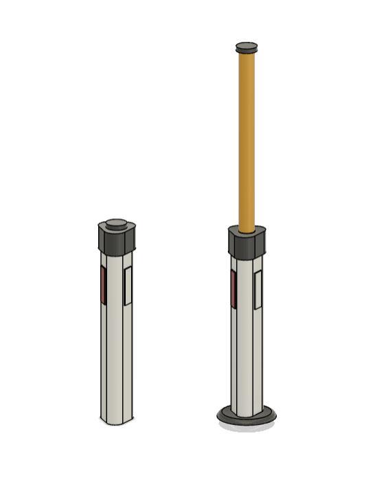Road boundary posts Austria 1:14 , 1:16