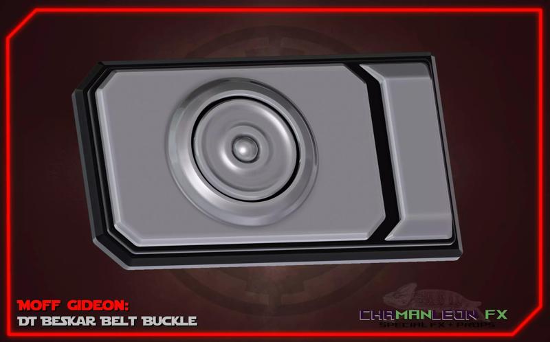 Moff Gideon Beskar Belt Buckle Mandalorian Cosplay 3d Print