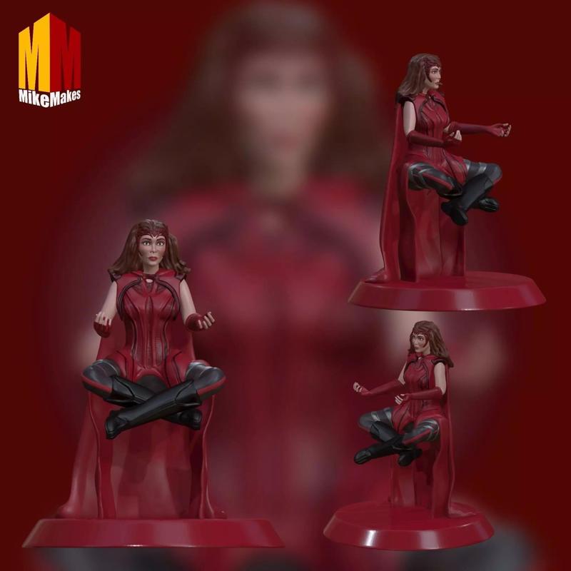 Scarlet Witch Meditation Statue