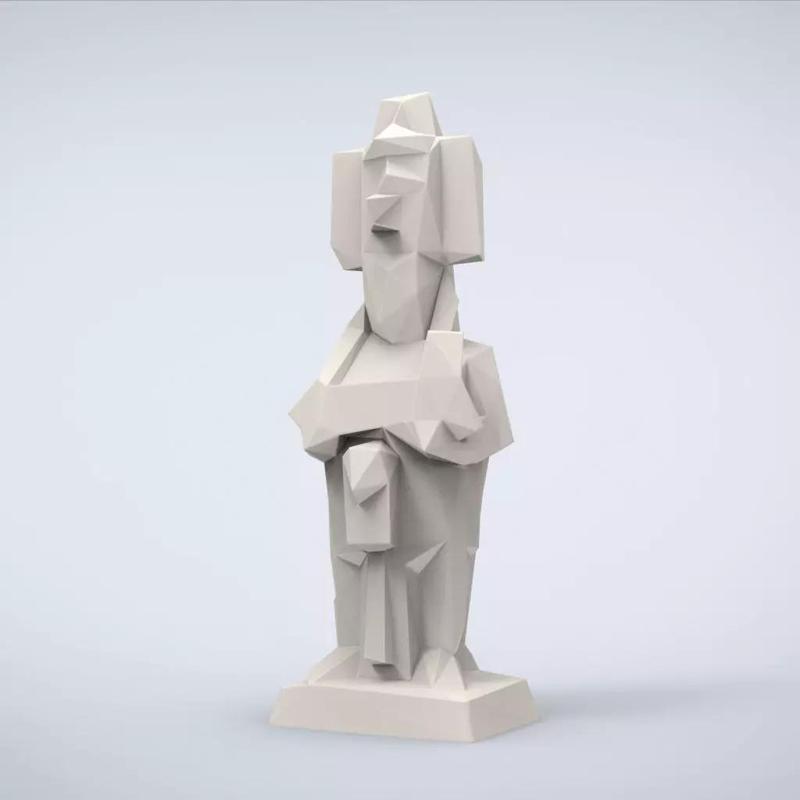 Printable Ruler Kninch Chapat Lowpoly Style