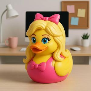 Rubber Duck - Princess Barbie model - 3D print