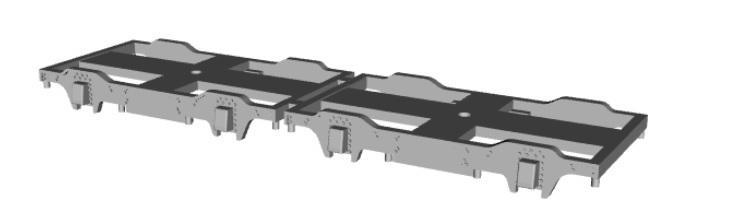 LNER Standard Gresley bogie 8ft wheelbase 1/43 scale