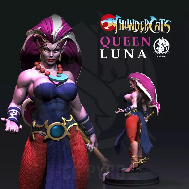 Queen Luna and Amok Thundercats STL files 3D printing
