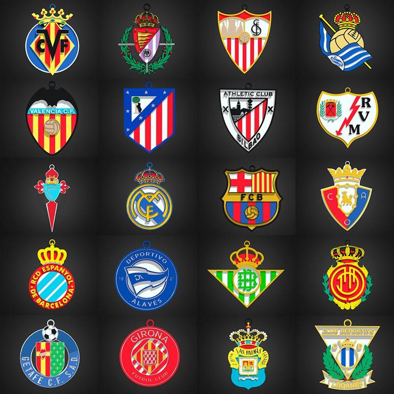 Keychain Keychain Pack La Liga 24/25 Spain