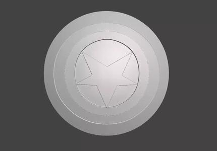 sheild 3d captian america