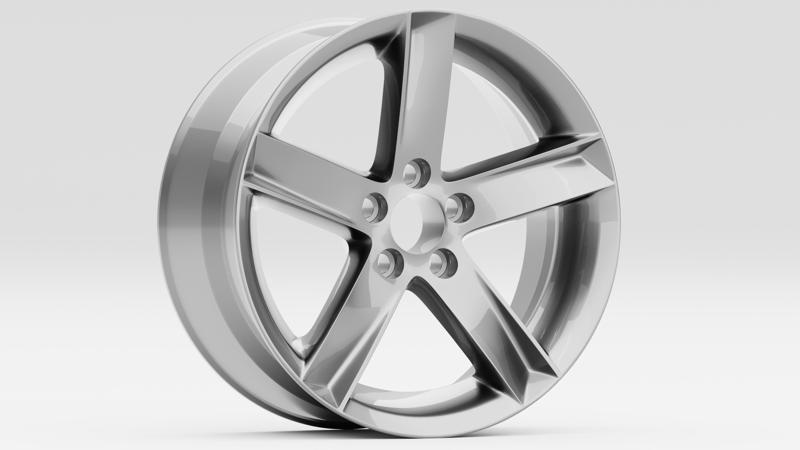 Audi A4 8K00714 Rim 3D model