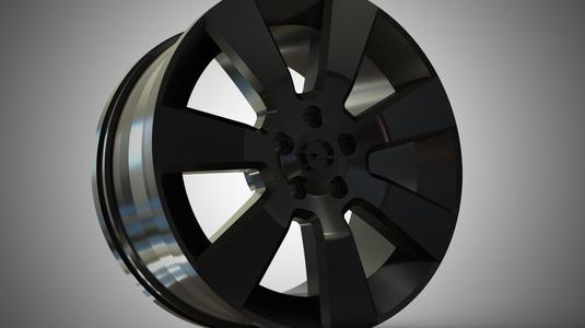 OPEL VECTRA RIM 3D MODELING