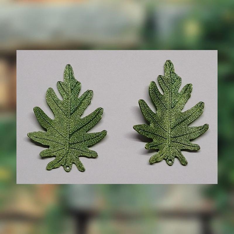Leaf earrings