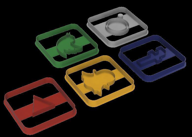 Cutting cookies social networks (cookie cutter)