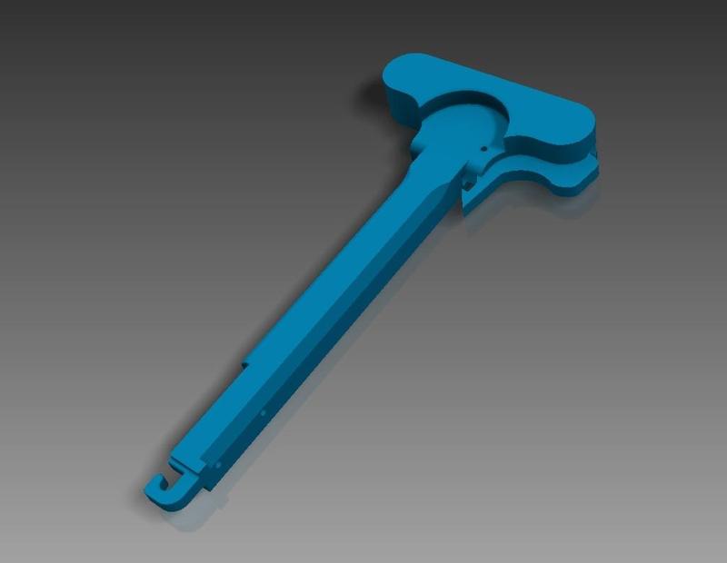 Airsoft AR15 chancing grip