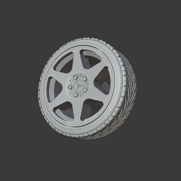 MINI GT mercedes 190E wheel 1:64
