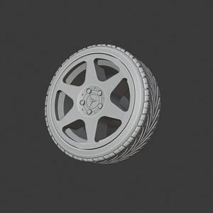 MINI GT mercedes 190E wheel 1:64