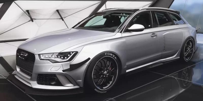 Audi RS6 Avant 2015 Widebody Kit - 3D Printable