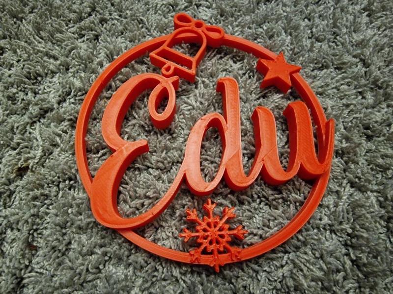 Edu Christmas ornament