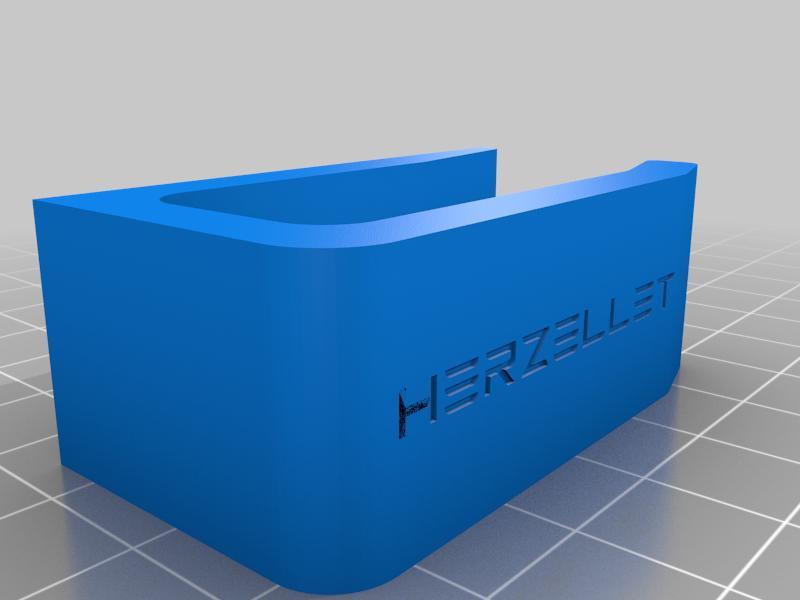 Headphones Holder under a shelf