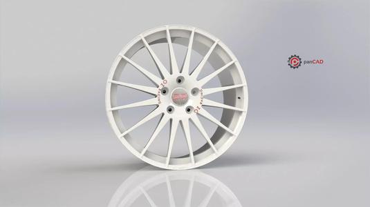 3D Printable OZ WRC Wheel
