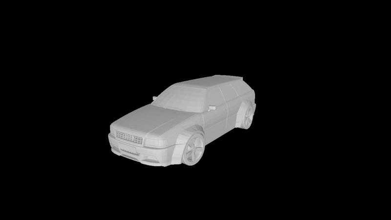 Hot Wheels Audi Avant RS2 wide body kit