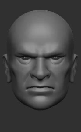 Evil Santa led mask/ evil male mask