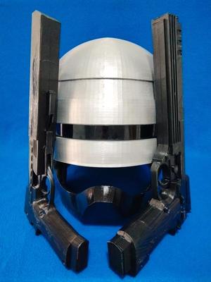 Pack RoboCop  Casco  Pistol Auto 9 Archivos STL