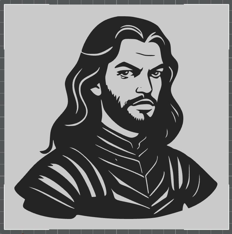 art wall/picture on the wall  Game Thrones Daario Naharis        |