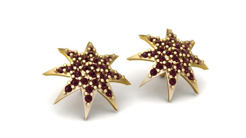 Women Fashion Earrings 3d Printabel Model