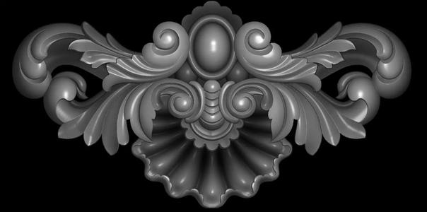 3d model of flowers and leaves