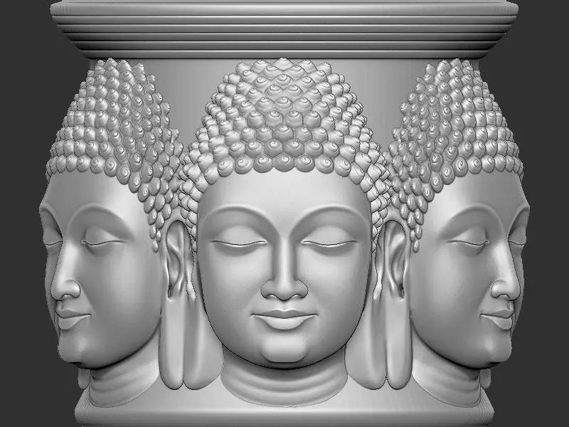 Mahaveer Buddha head unik design