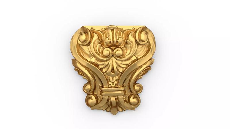 Classic carved decor ornament 474