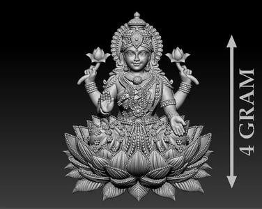 Laxmi Mata 3D print model Paper casting