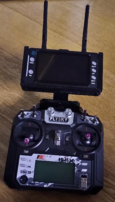 Flysky FS-i6 mount for 4.3 Inch  5.8G FPV Monitor