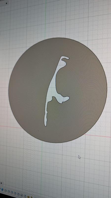 Sylt Island Silhouette Coaster – 3D Print STL File (12×2 cm)