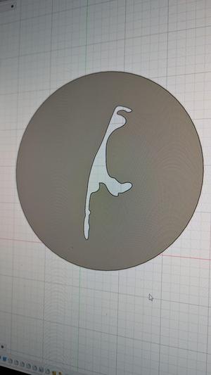 Sylt Island Silhouette Coaster – 3D Print STL File (12×2 cm)
