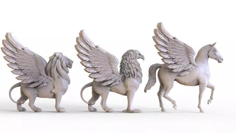 Lion Pegasus Griffin