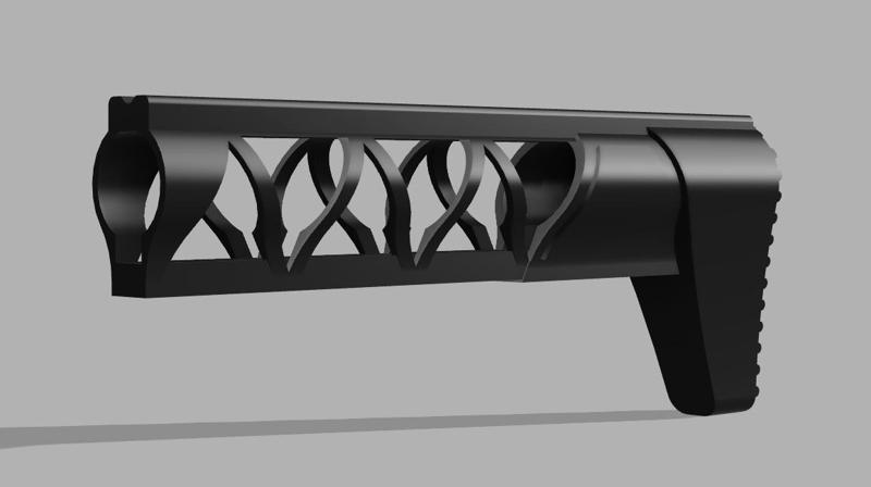 M4 Stock Airsoft Short