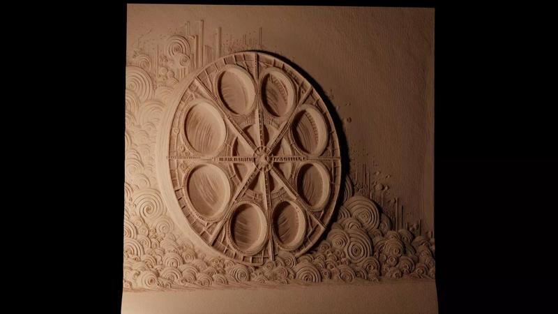 Film Reel CNC 3d Print High Relief Sand Casting