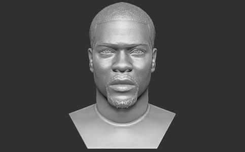 Kevin Hart bust 3D printing ready stl obj formats
