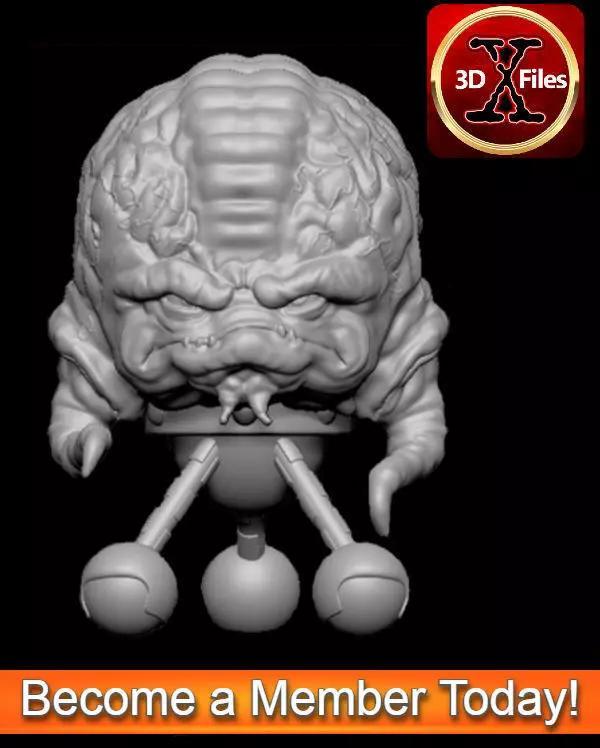 Krang - 1987 - TMNT - Teenage Mutant Ninja Turtles - Statue