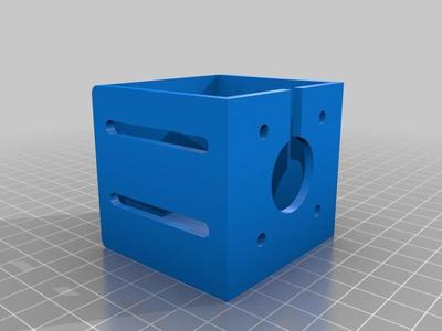 Prusa i3 MK8 Direct Drive Lightweight Box Mount Setup